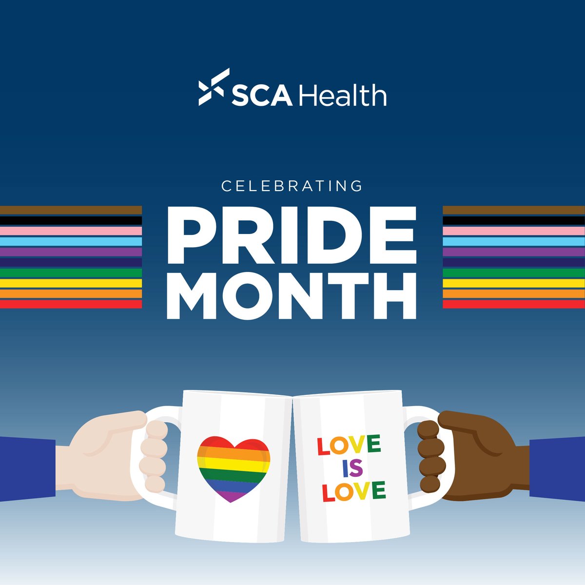 This #PrideMonth, SCA Health is celebrating the contributions and spirit of the LGBTQIA+ community. Happy Pride Month! 🌈🙌