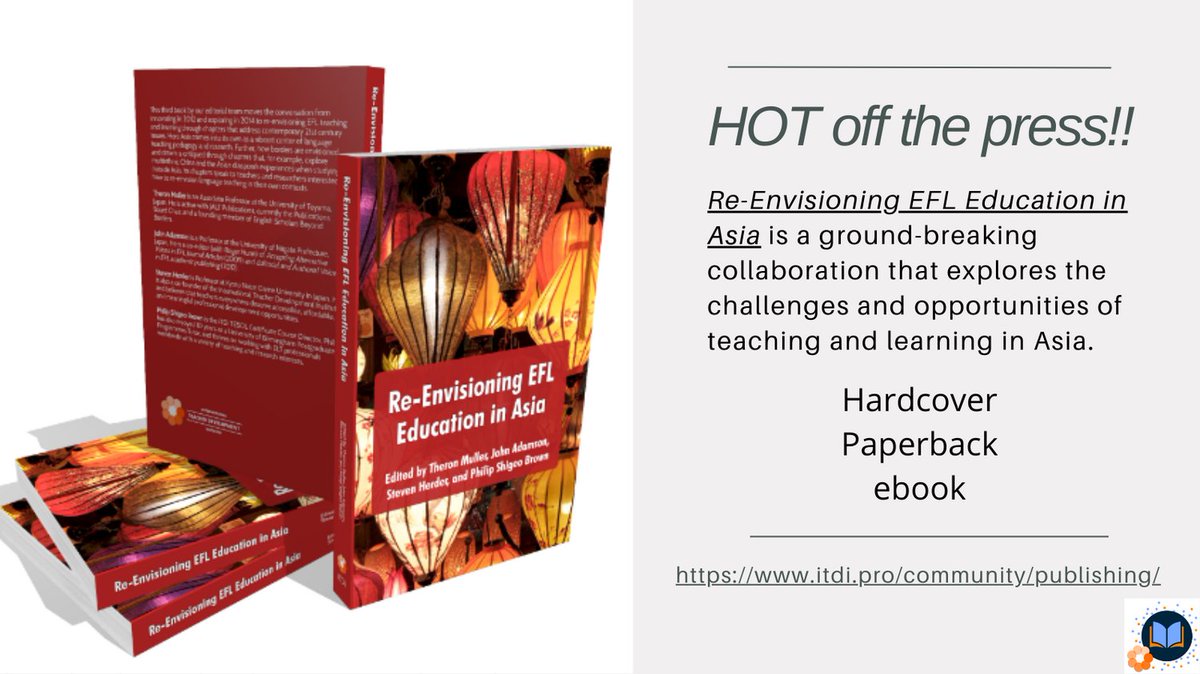This book offers a fresh perspective on how #EFL education can be re-envisioned to meet the needs &amp; aspirations of Asian learners &amp; teachers in the 21st century. Essential reading for grad students, teachers, researchers &amp; policy makers.

#ELT #TEFL #TESOL #TEAL #Asia #CPD