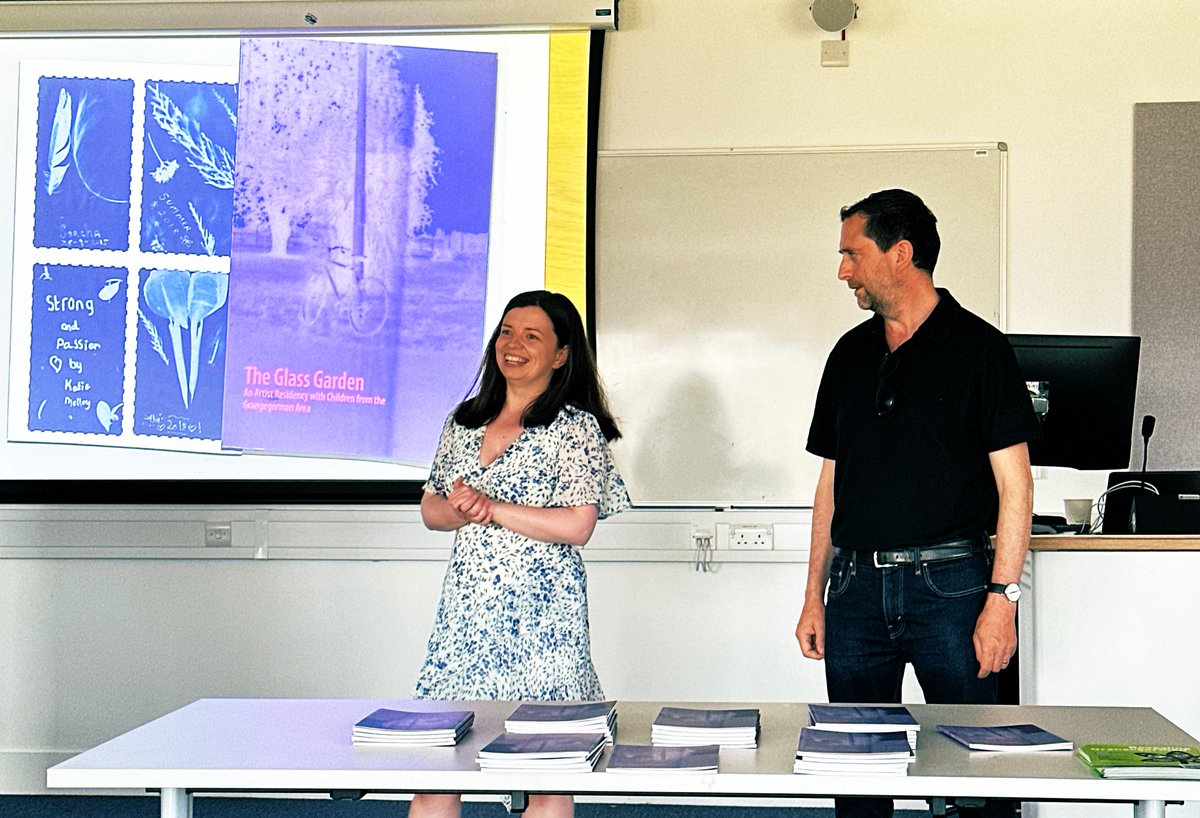 Lovely evening launching “The Glass Garden” book by @briancregan and discussing the public art and “The Lives We Live” project with our communications manager. Thanks to all who attended! ggda.ie/the-glass-gard… #RevealingGrangegorman