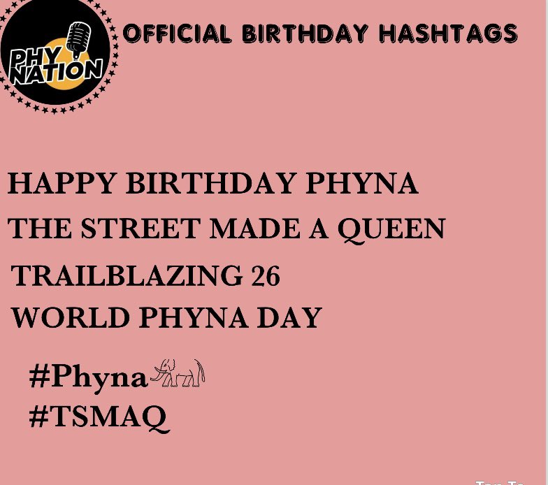 Father
Bless Phyna
May her birthday be a huge success and leave a remarkable footprint for the world to emulate
Protect her ijn 🙏 

HAPPY BIRTHDAY PHYNA 
THE STREET MADE A QUEEN
TRAILBLAZING 26
WORLD PHYNA DAY.
#TSMAQ
#Phyna𓃰