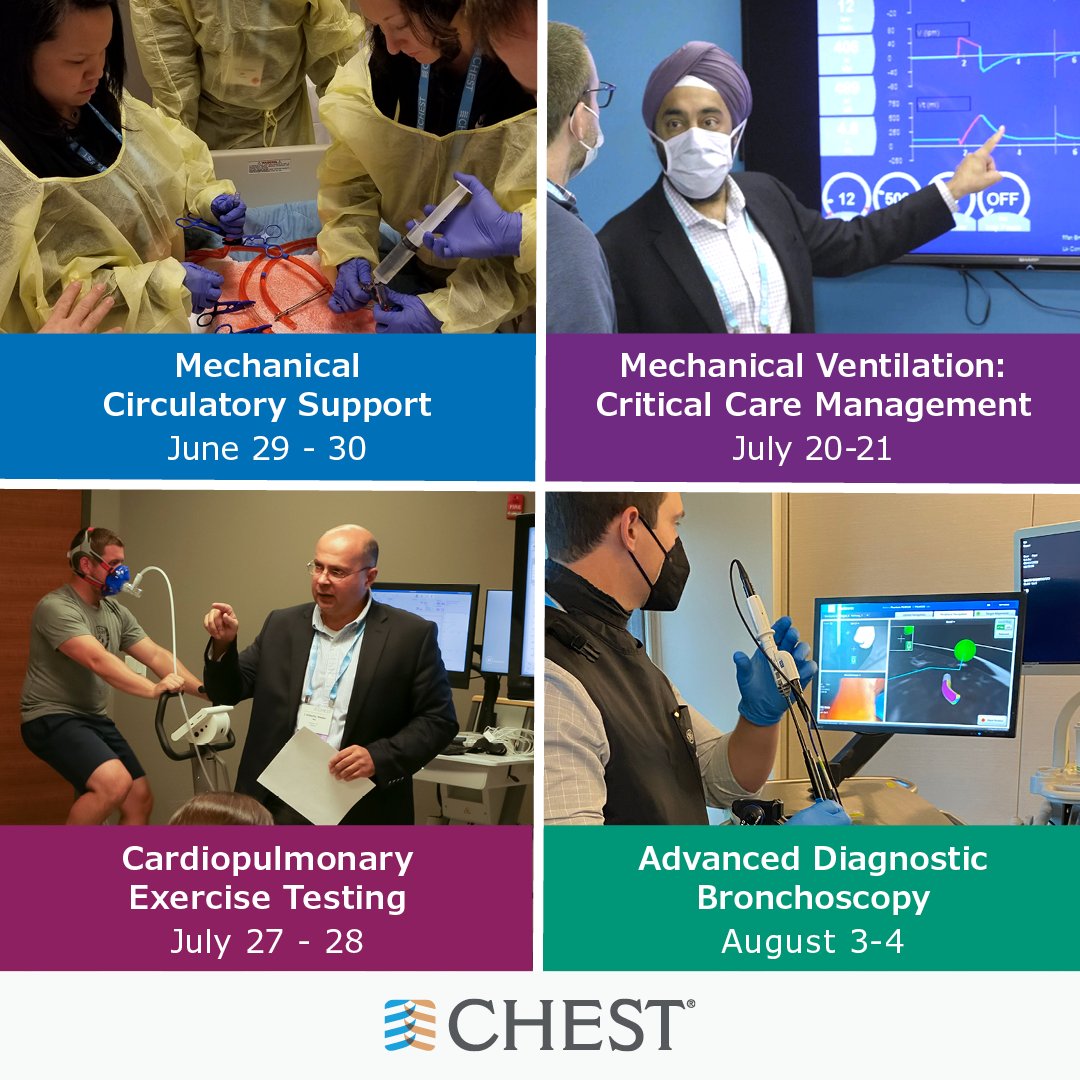 accpchest's tweet photo. LAST CHANCE! CHEST is offering a $250 discount on select simulation courses for a limited time. Register by June 2 using code SIMSUMMER23. Sign up here: https://t.co/TrOr9BjUlO
#CHESTSim #MedTwitter https://t.co/T8IKlQaQVz