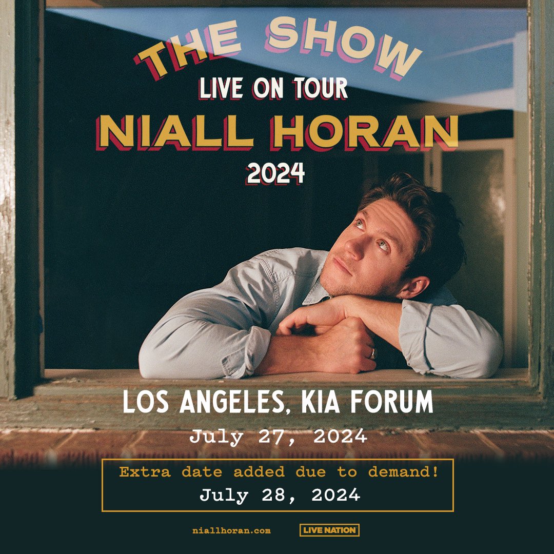 LA! I’m excited to announce that I’ll be playing a second show at The Forum . Existing codes are still valid for all presales and begin at 10am PT. ticketmaster.com/event/09005EBD…

TikTok presale starts Thursday, June 1 at 10am PT
Tickets go on general sale Friday, June 2 at 10am PT…