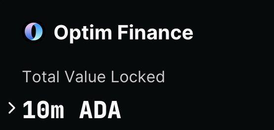 We appreciate the Cardano community, LPs, and SPOs for making this milestone.

Many more products to come ⌛️
This is just the beginning 👇