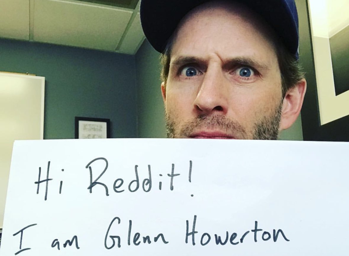 me when im glenn howerton saying hi to reddit