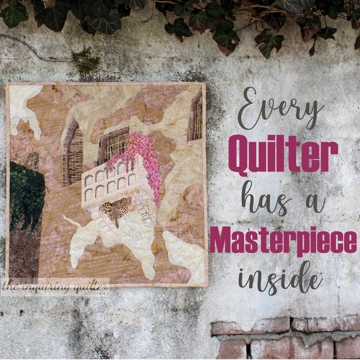 Show me your masterpiece!

#inquiringquilter #quiltingismytherapy #quiltingismybliss #quotestoliveby #quoteoftheday #quotes #quotesaboutlife #behappyandsmile #findyourjoy #quiltquotes