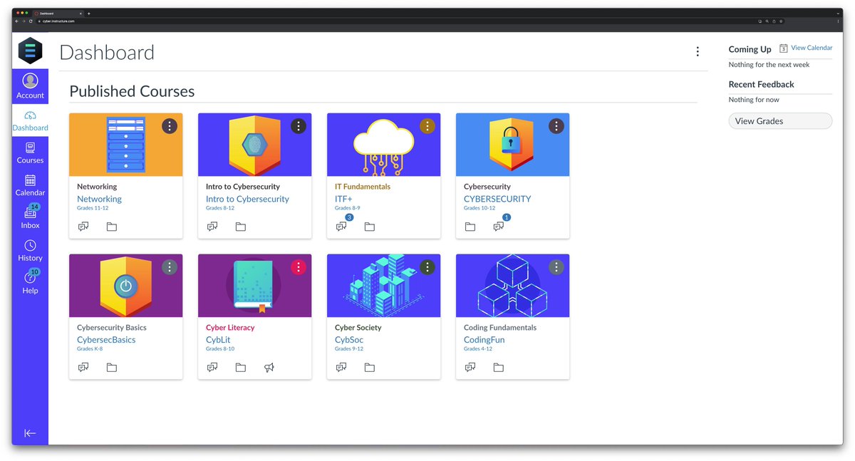 cyber_dot_org's tweet image. We&apos;ve got some BIG news! 2 brand new courses launch today, Networking and Intro to Cybersecurity. IT Fundamentals and the Cybersecurity course are getting some updates based on feedback from y&apos;all. And the CYBER.ORG Range got a facelift and added a VM! #iamcyber