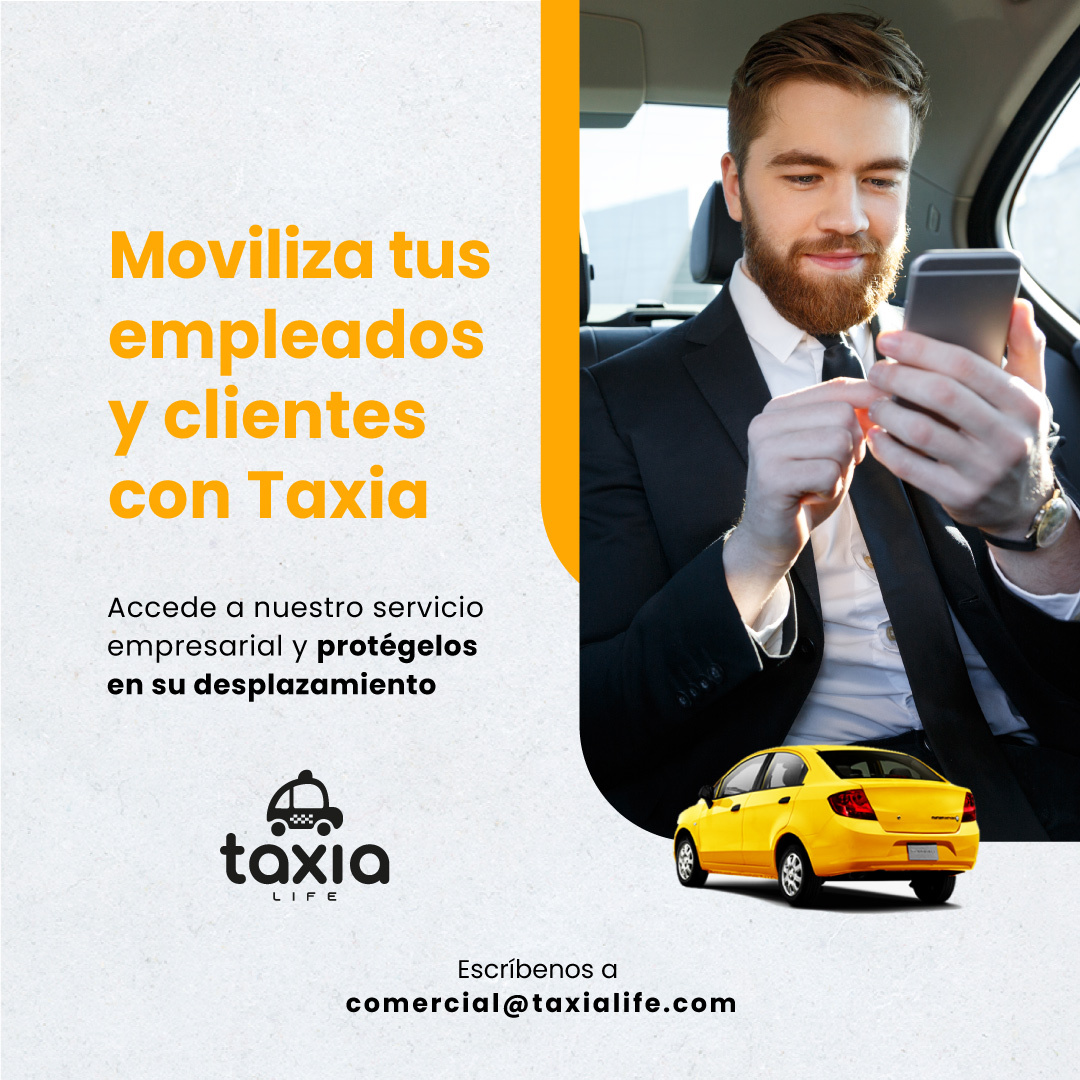 #Empresas | Recuerda que con #Taxia puedes obtener nuestro servicio de #TaxiEmpresarial. Escríbenos a comercial@taxialife.com para solicitar más información.

Definitivamente #MejorConTaxia | #ServicioDeTaxi #ServicioEmpresarial #TaxiaEmpresarial