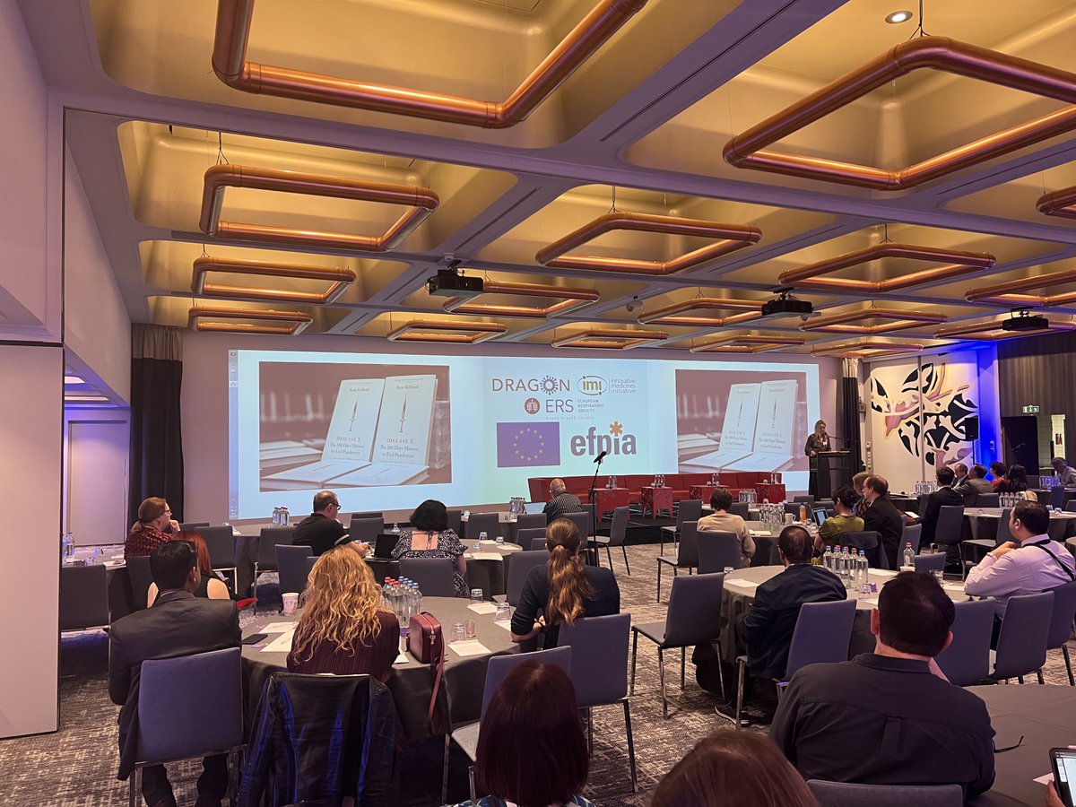 EuroRespSoc's tweet photo. A busy day 1 of the #dragoncovid2023 conference has come to a close. The final session of today, chaired by @anitaKS1, saw experts from @PREPARE_EUROPE @RECOVER_EUROPE &amp; @EuropeanLung discuss pandemic preparedness.

Register for day 2 👇https://t.co/GgooymPruQ https://t.co/fxoq7aflje