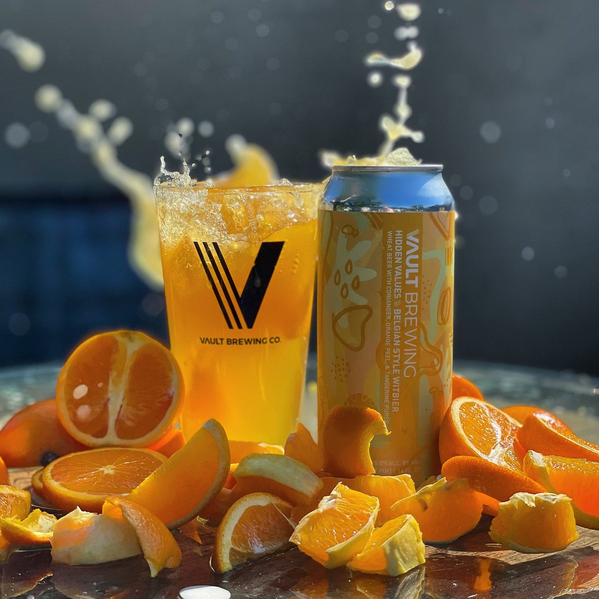Have you gotten your hands on this one yet?
HIDDEN VALUES is a Belgian style Witbier brewed with raw wheat, coriander, orange peel, &amp; tangerine puree. Zesty aromas of freshly peeled citrus fruit &amp; white pepper lead the way to refreshing waves of tangerine nectar, &amp; Juicy Fruit.