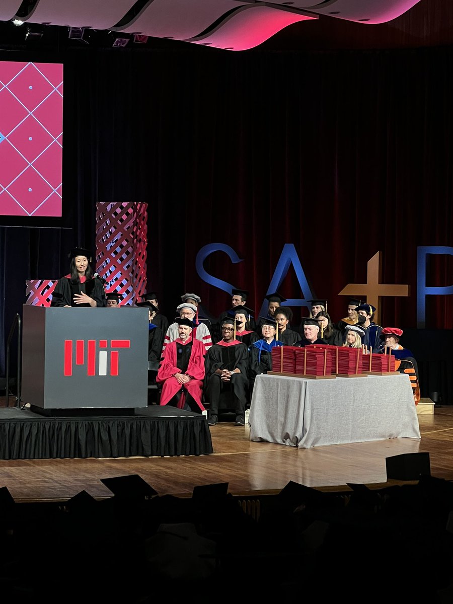 @MayorWu at @mitsap commencement! Congrats to all the grads 🎓 @MIT @mitcommencement #mit2023