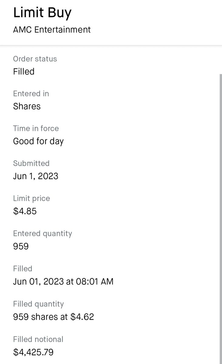 MEnterprises10's tweet photo. Added (almost) another thousand shares today!! ๐ฅณ๐ฅณ๐๐ช๐ฝ๐ฆ๐๐ฆ๐๐
Anyone else treating $AMC shares as a modern savings account?
LOL
Not IF... WHEN
$AMC #AMC $APE #APE #MOASS #AtAMC #ApesTogetherStrong #LifeChangingMoney #IBoughtMORE #BuyAMC #HODL #ToTheMoon #Stonks #AMCArmy https://t.co/bkk3YxXc5m