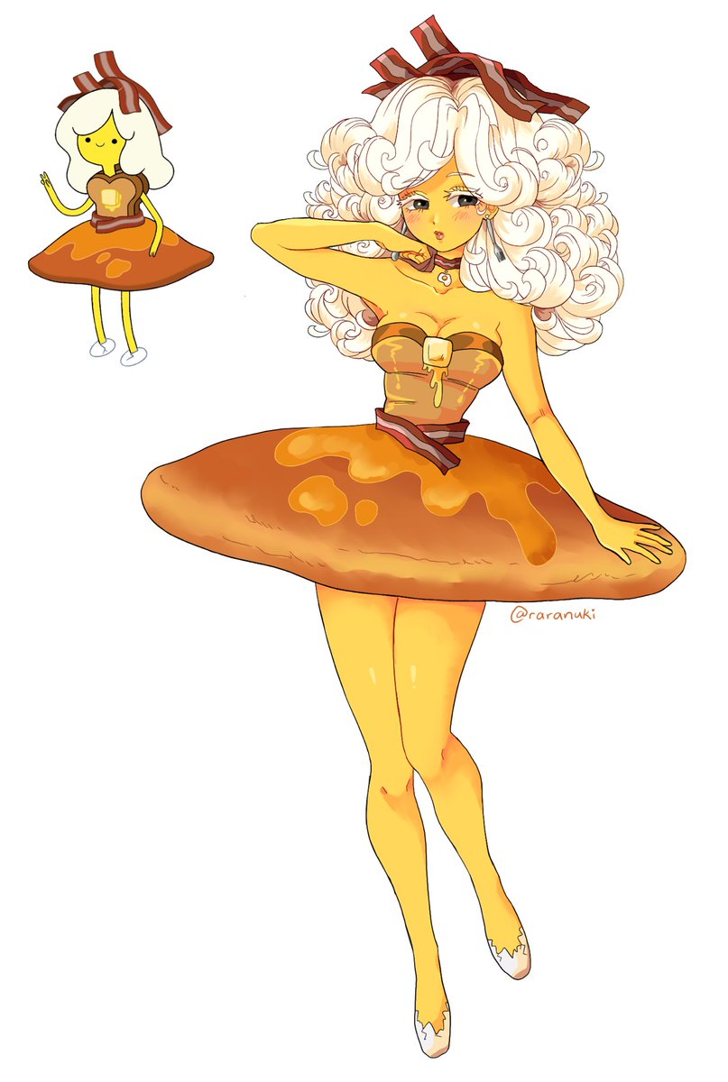 raranuki's tweet photo. breakfast princess from adventure time 🍳🥞🥓 https://t.co/Y1PSQ9rYAc