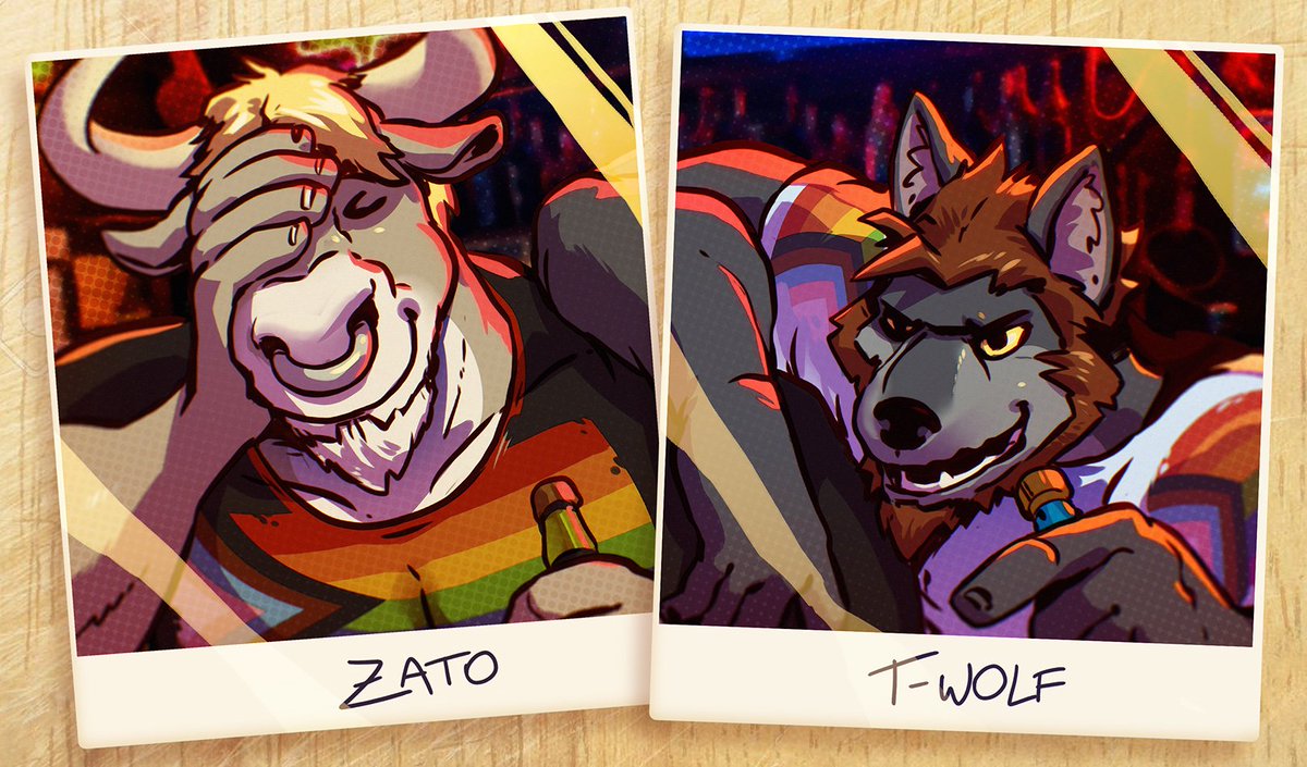 zatofoto's tweet image. A great pride piece I got with @DJevocation from @HeyGuffaw