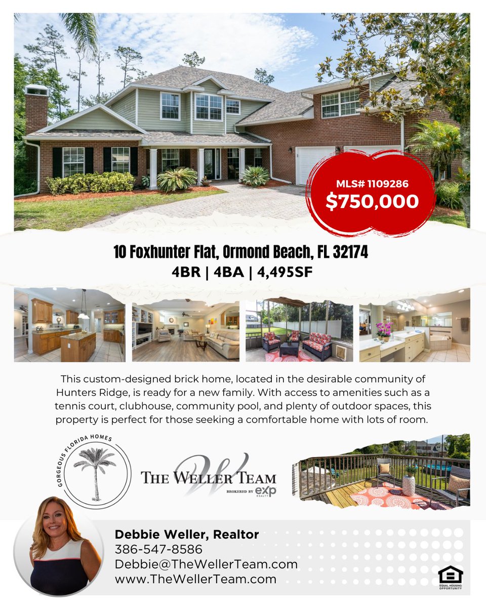 🌴🏠🌴Make this home yours! Visit myre.io/0510J7WVJm5s to see all photos, details, and more!

#ormondbeachflhome #huntersridge #debbiewellerrealtor #thewellerteamatexprealty #ormondbeach #moveuphome #brickhome #homeforsale #gorgeousfloridahomes