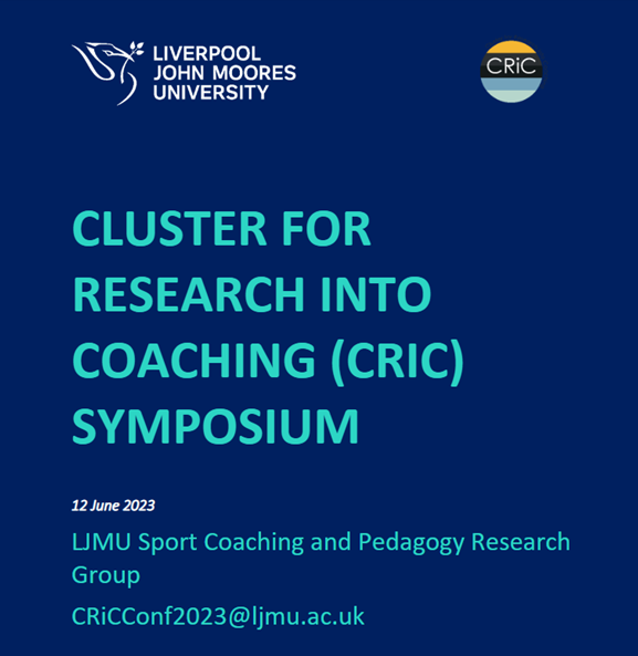 LJMU Sport Science (@ljmusportsci) on Twitter photo 🚨 Registration for <a href="/CRiC_SCR/">Cluster for Research into Coaching (CRiC)</a> here at LJMU closes at 9am on Monday 5th - make sure you get registered so you don't miss out on the latest coaching research!!
More information and link for registration below
shorturl.at/fgwM2 🚨 Registration for <a href="/CRiC_SCR/">Cluster for Research into Coaching (CRiC)</a> here at LJMU closes at 9am on Monday 5th - make sure you get registered so you don't miss out on the latest coaching research!!
More information and link for registration below
shorturl.at/fgwM2