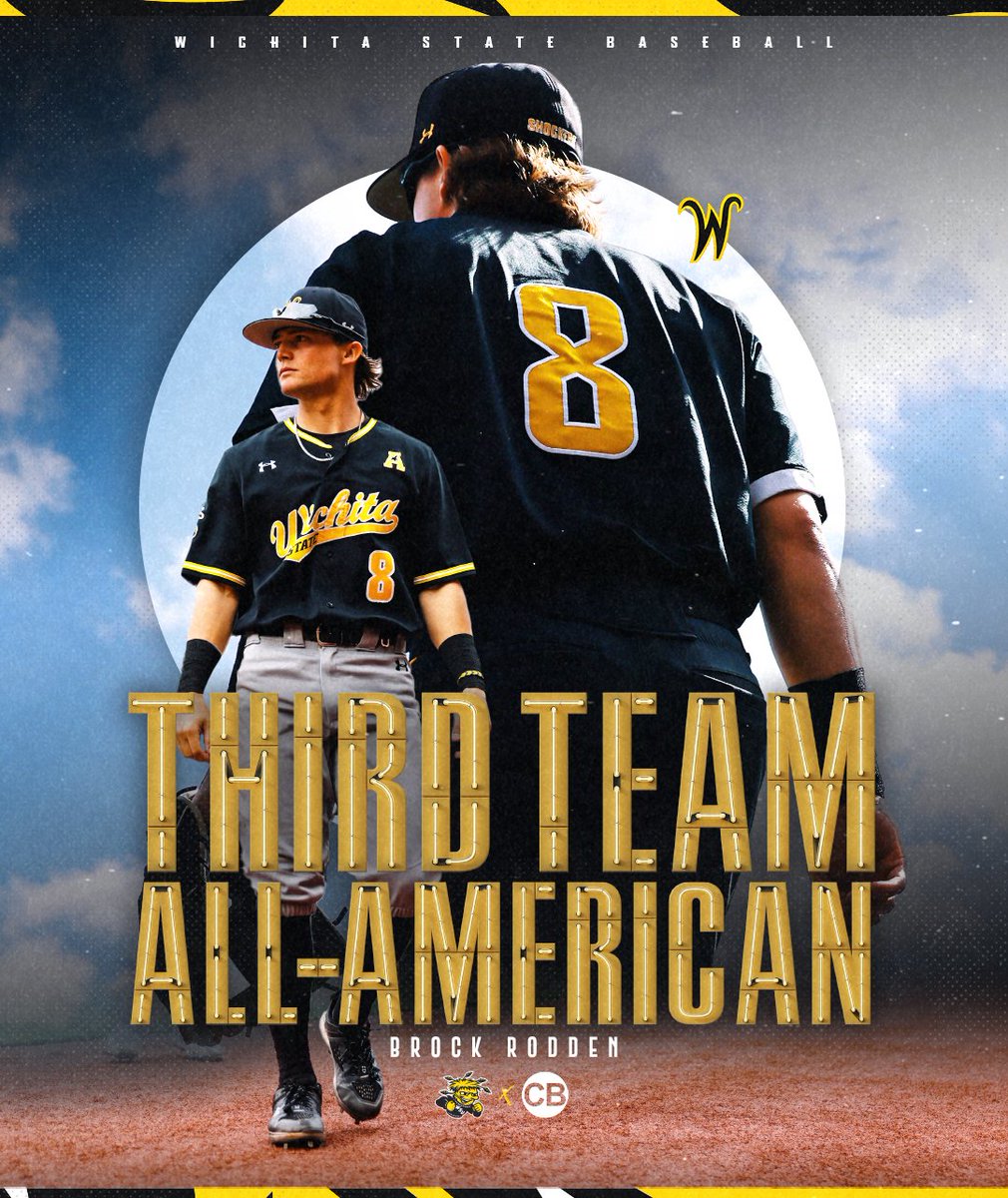 GoShockersBSB's tweet photo. Brock Rodden. All-American.

#8 becomes the 57th All-American in program history 🏅 

@RoddenBrock x @CBNewspaper https://t.co/qdghs8Z6L2