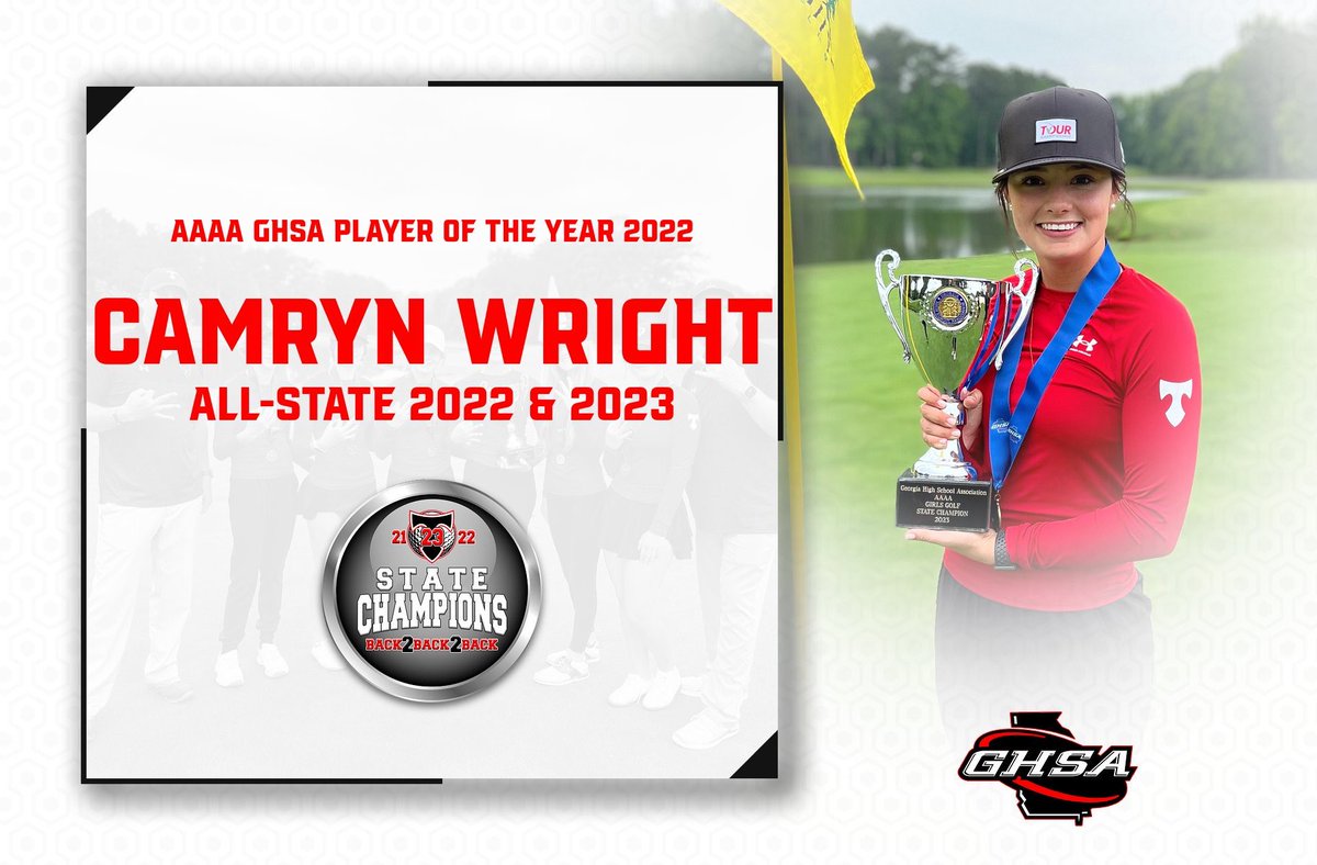 Congrats to Camryn Wright on being selected to the All-State team for AAAA in 2023! Quite a career for Camryn!

🏆🏆🏆State Champ 21,22,23
🏅🏅All-State 22,23
🥇AAAA Player of the Year 2022

Go be great Camryn! We’ll miss you and love you! #OnceATitanAlwaysATitan