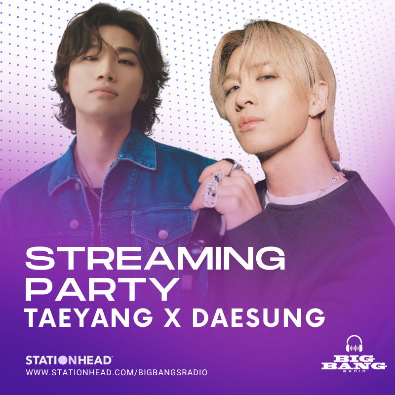 bigbangsradio's tweet photo. ON AIR on @STATIONHEAD
TAEYANG X DAESUNG
Link: https://t.co/dKQLtcPtGP
#TAEYANG #DAESUNG #DLITE #BIGBANG #ONSTATIONHEAD https://t.co/aTV54TD9sK
