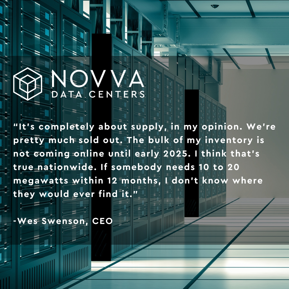 NOVVA DATA CENTERS tweet media