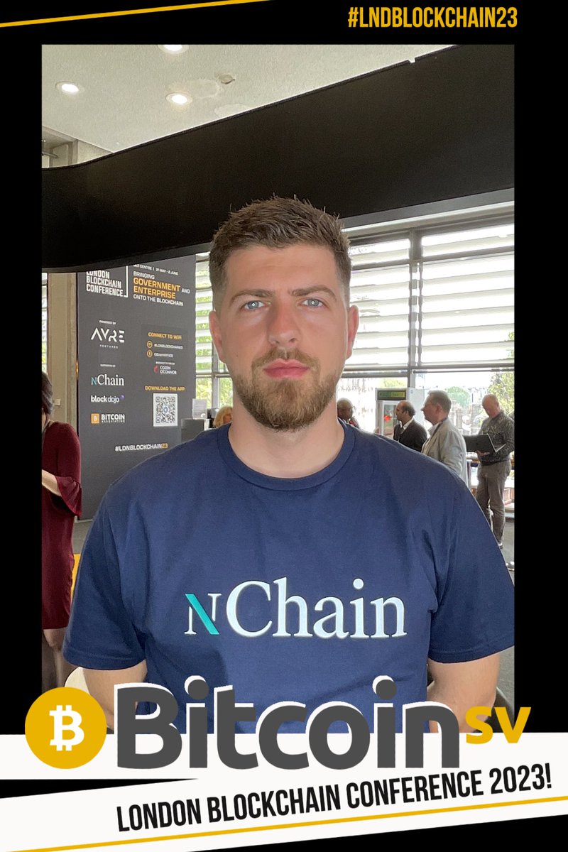 Great day at the #LDNBlockchain23. 
Big shout-out to <a href="/BitcoinAssn/">BSV Blockchain Association</a> 

<a href="/nChainGlobal/">nChain</a>