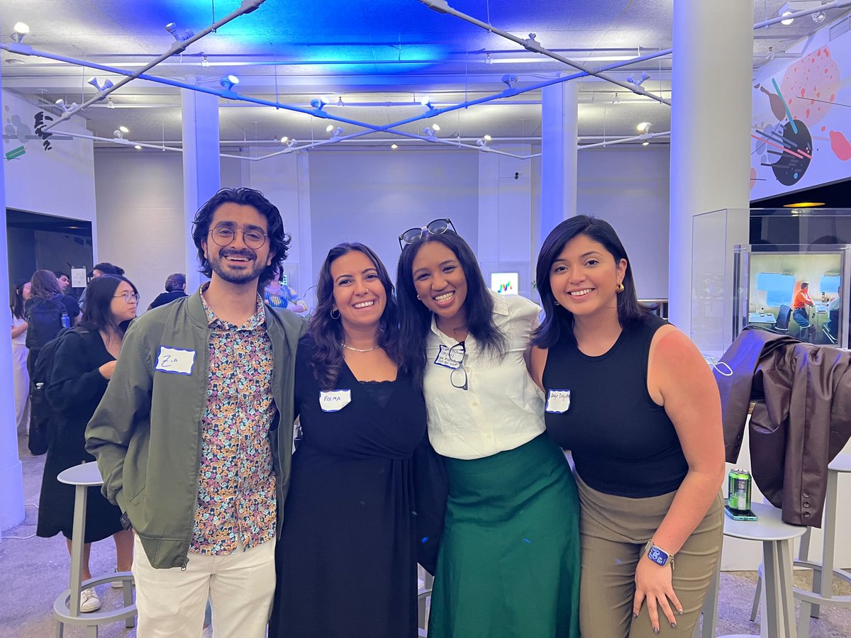 #ILPFoundry was spotted #LIVE at yesterday's @AllTechIsHuman #ResponsibleTech Mixer in NYC! 

Our Fellows enjoyed watching the algorithmic #bias panel and the screening of Bad Input by @ConsumerReports & @KaporCenter, as well as meeting others who care about a better tech future!