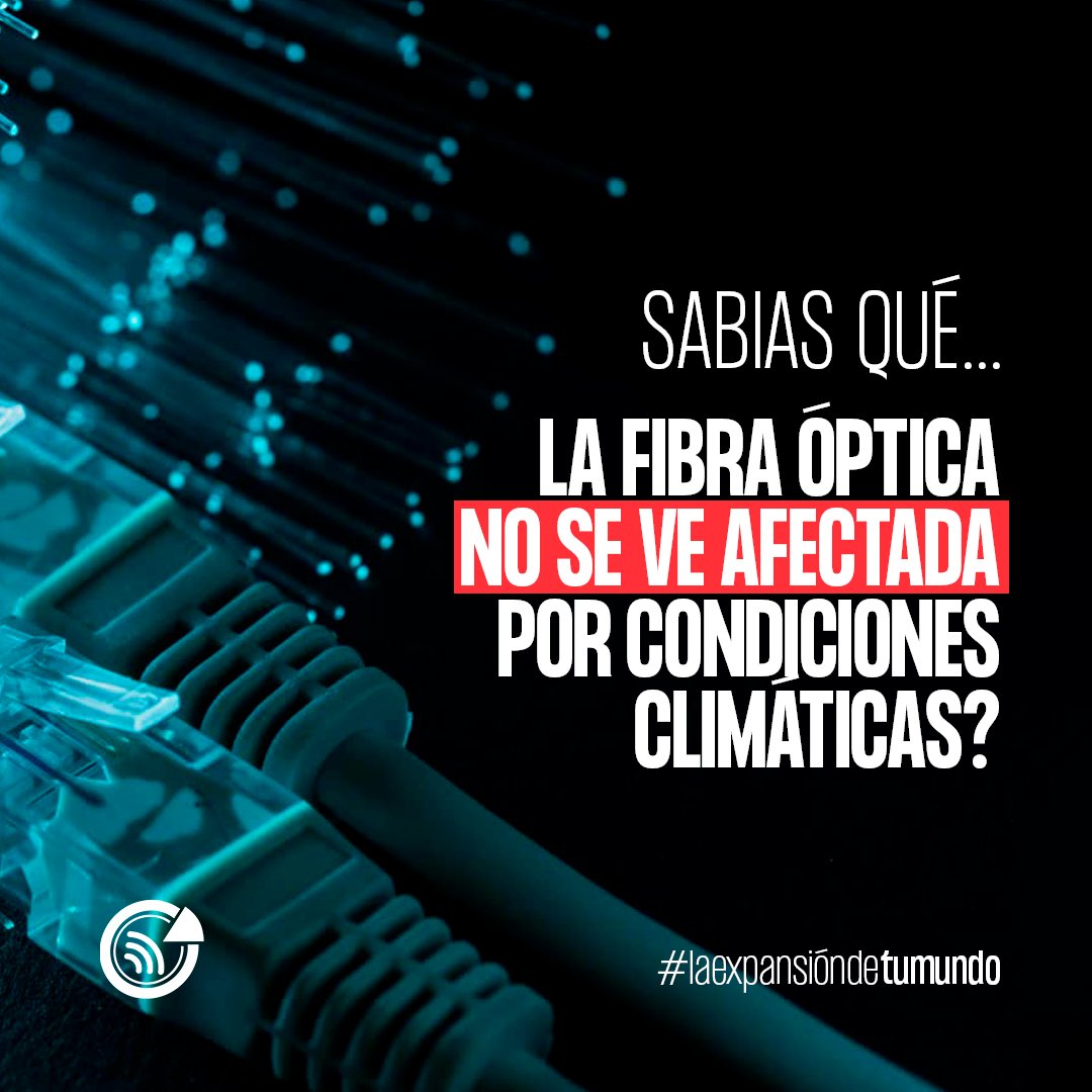 Neotelecompy's tweet photo. No importa si llueve, hay tormenta o es un día soleado.
Con el internet de fibra óptica, disfrutarás de la misma velocidad y calidad de conexión en todo momento. 😎
#Neotelecom #Internet #FibraOptica #Paraguay https://t.co/nuFUCd9b5P