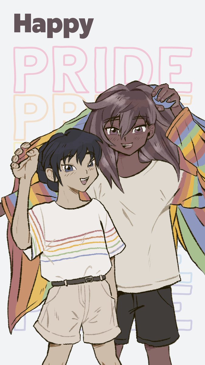 tomuwaofficial's tweet photo. Happy #PrideMonth from Haewon and Joonhee! 🌈 #SamudaInterval #SamudaPride https://t.co/uGKHEIGkZ8