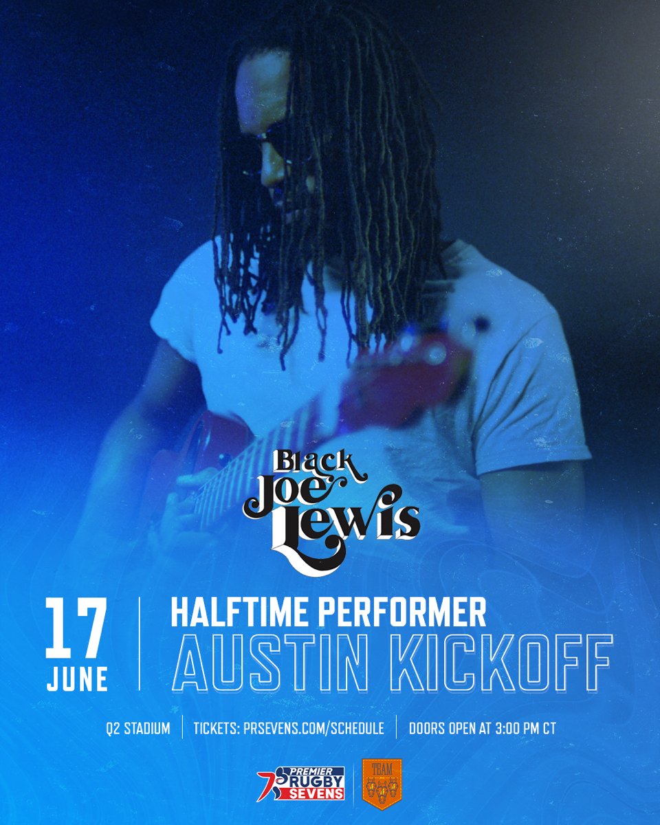 Black Joe Lewis (@blackjoelewis) on Twitter photo Y'all ready for Halftime? We're gearing up to play <a href="/Q2Stadium/">Q2 Stadium</a> for the <a href="/prsevens/">Premier Rugby Sevens</a> Austin Texas Rugby kickoff.
.
Tickets at prsevens.com/schedule-austin Y'all ready for Halftime? We're gearing up to play <a href="/Q2Stadium/">Q2 Stadium</a> for the <a href="/prsevens/">Premier Rugby Sevens</a> Austin Texas Rugby kickoff.
.
Tickets at prsevens.com/schedule-austin