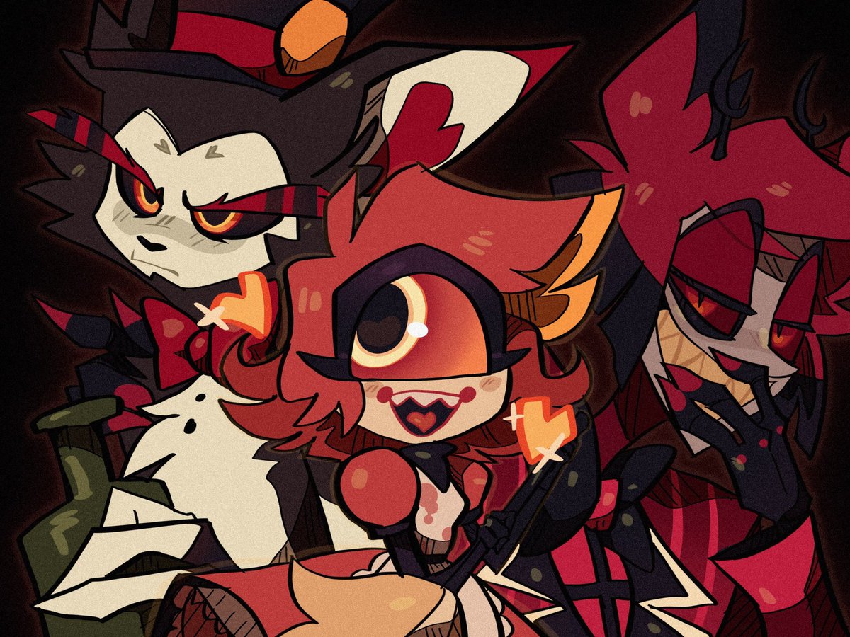 Can’t wait to see these three ❤️❤️#hazbinhotel