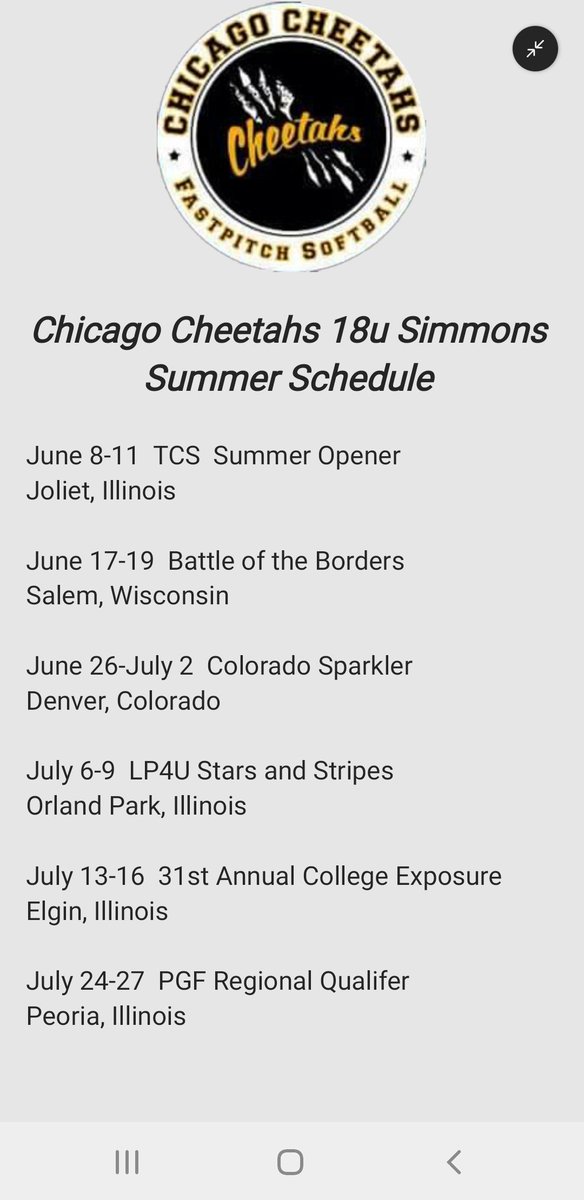 Come watch us play!!