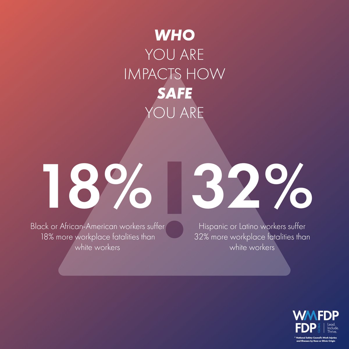 wmfdp's tweet photo. "If you don't feel safe, you aren't safe."

Workplace safety can't happen in an exclusive environment. Being physically safe requires a work environment where employees feel emotionally and psychologically safe to be themselves.

Read more: https://t.co/7YWJSjyl9M https://t.co/Kbn35t5pMw