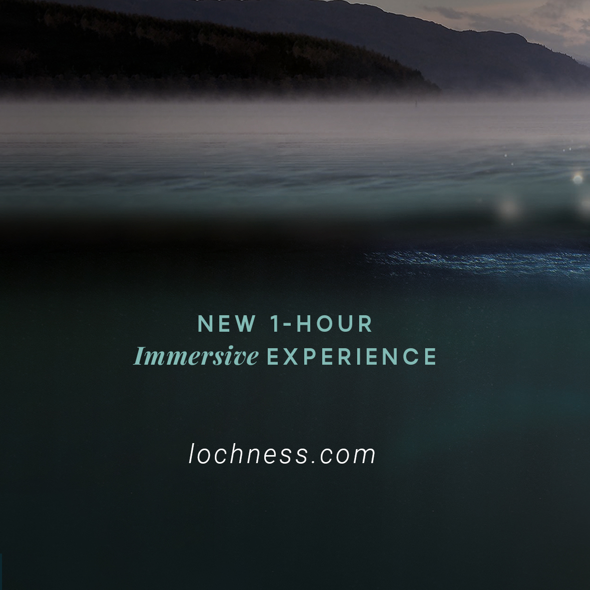 Less than 10 days left before the opening 🤩 We can't wait to welcome guests for our new immersive experience! Book your tickets online to save 10% at lochness.com