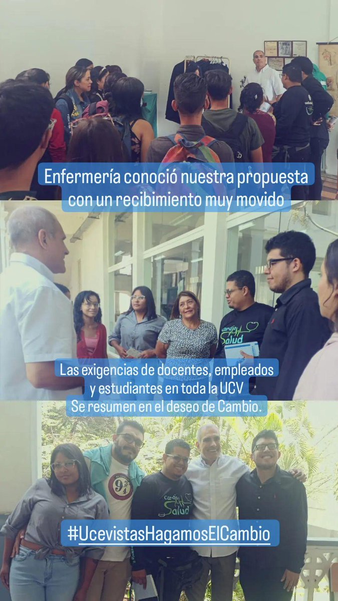 p_betancof's tweet photo. #Ucevistas La #UCV está en cada rincón de Caracas. En Sebucán la Escuela de Enfermería de nuestra universidad se mueve por el mismo deseo de #Cambio y #Apertura que anida en los ucevistas.

#UcevistasHagamosElCambio https://t.co/8Ji9qFnHxd