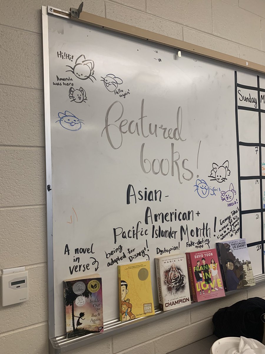 MissBeaudetELL's tweet photo. Before (May) and After (June) 
Most aesthetically pleasing book display I’ve made all year! https://t.co/PoYklm9ETa