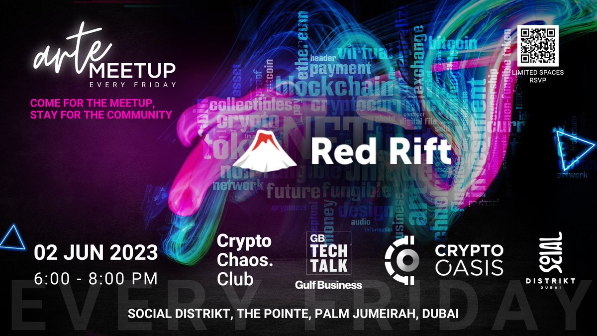 petbarongame's tweet photo. Woof! Tomorrow we'll be taking the stage at @ArteCommunity_ - The Web3 Meta-Community, hosted by the @CryptoOasisUAE. Our founder @puhleacov will be here.
📅 02.06
📍Social Distrikt, Dubai
⏲ 6-8 pm
It's gonna be a howling good time!
#petbaron #Web3
#redrift #p2e #Crypto #nft https://t.co/Rdu2fvBuha