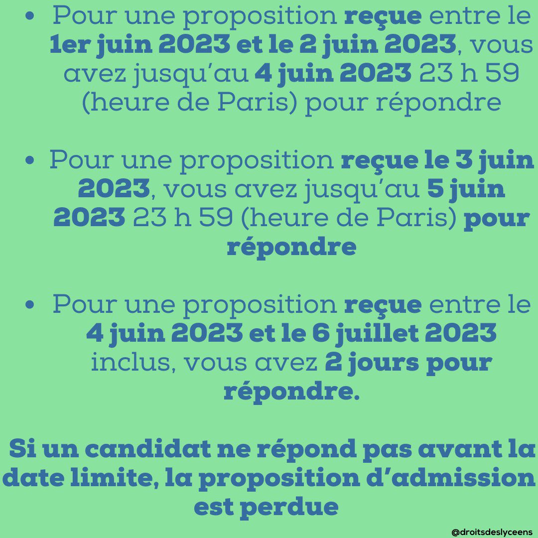 Droits des lycéens tweet media