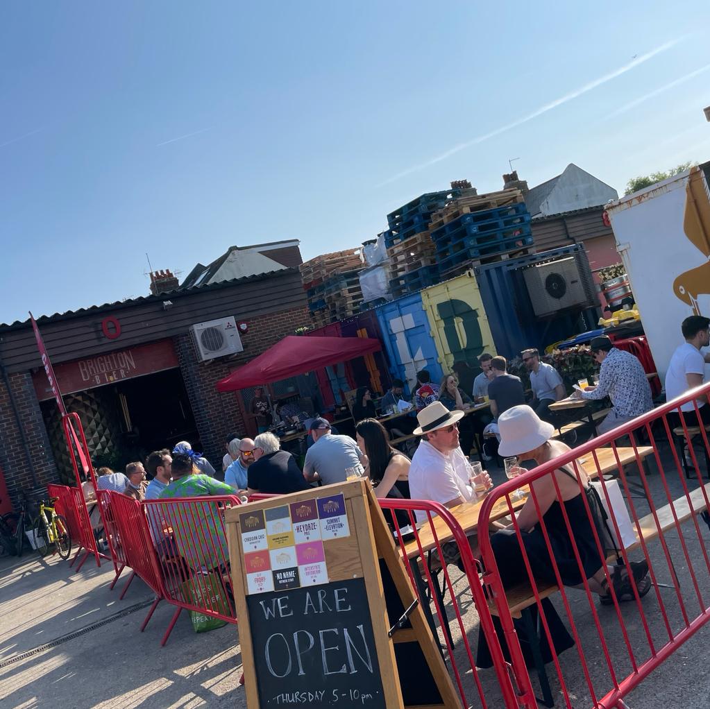 Open tonight! 👐 Summer seriously changes the game, especially on our Beer terrace ☀️ Open from 5pm tomorrow & 1pm on Friday! 🍻 Japanese food tomorrow from 5pm 🇯🇵 Cocktails from @luckypineapplecocktails tomorrow & Saturday! 🍸 It's gonna be a scorcher! 😰 #Brighton #Beer