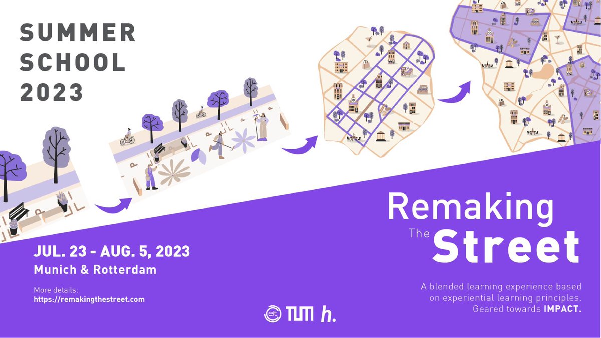 🚨 Last minute spots available!  

🚧 Are you passionate about tactical urbanism and eager to promote active mobility in our cities? Join us this summer to rethink our streets. More information and applications through:remakingthestreet.com See you soon in Munich🇩🇪&amp; Rotterdam🇳🇱