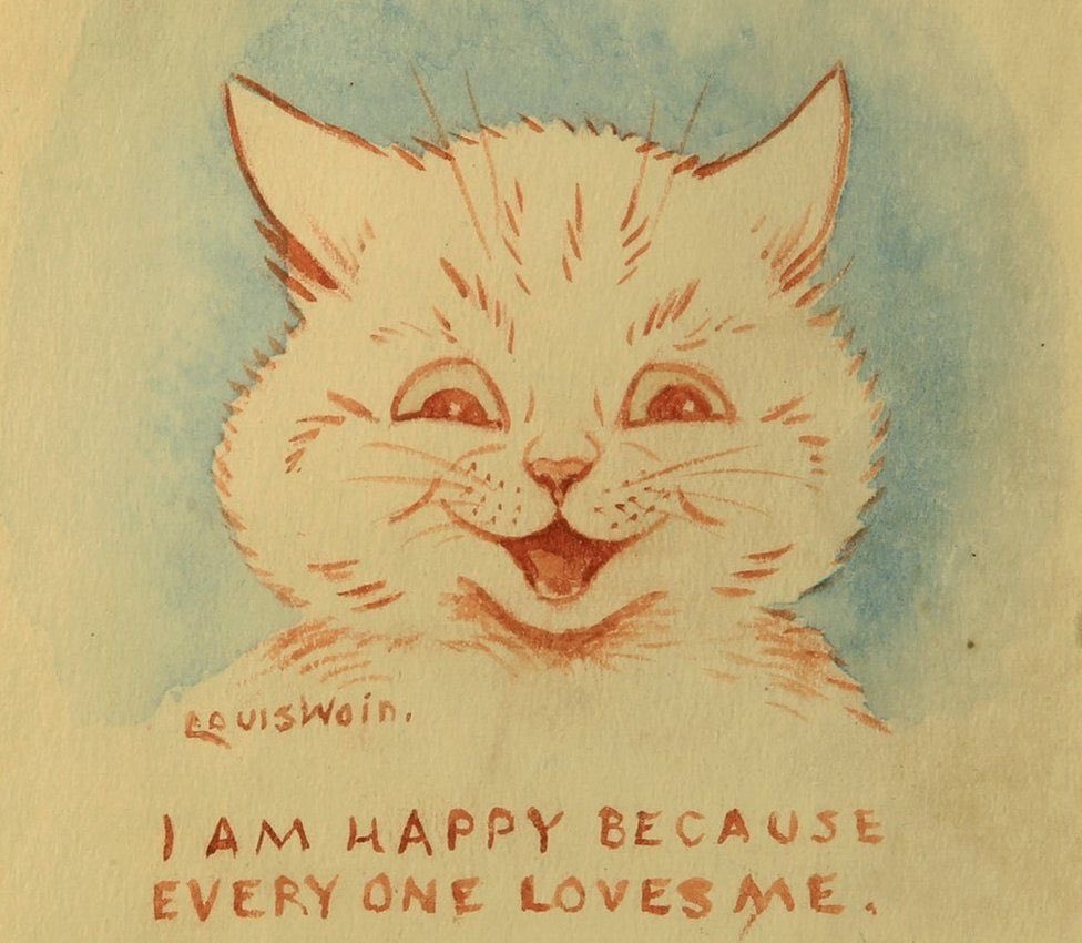 stop putting this bullshit account on my fucking TL the man just loved cats and drawing them weird; he KNEW how to draw them without the surrealism and in fact this was the last thing he put out before being put into a better institution