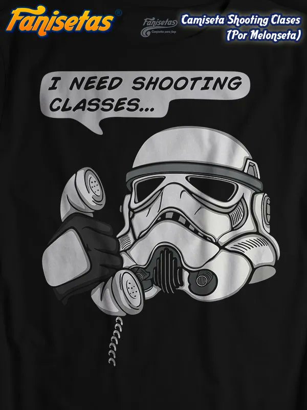 Hola, buenas, necesito clases de tiro...#camisetas #tees #tshirts #stormtroopers #starwars #shooting #clases #fanisetas Ilustrado por @melonseta buff.ly/3qpdawe