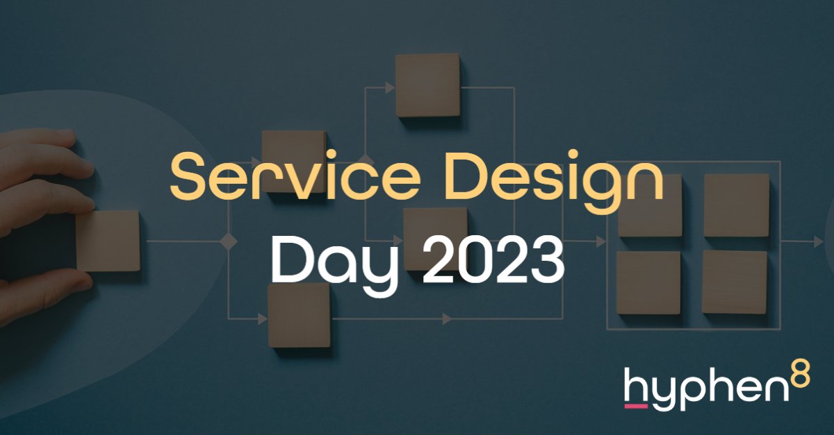 teamHyphen8's tweet photo. Today is @SDNetwork's #ServiceDesignDay, and it's got us thinking about how to identify when Service Design is needed...

🧵⬇️

#SDDDAY23 #ServiceDesignDay #ServiceDesign https://t.co/SlDgYHzjO8