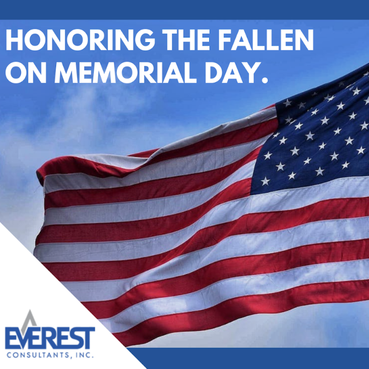 everestinc's tweet photo. On this Memorial Day, we honor and remember the brave men and women who gave their lives in service to our country. Let us take a moment to reflect on their courage and to thank those who continue to serve our nation. https://t.co/YfqTFi1aaQ