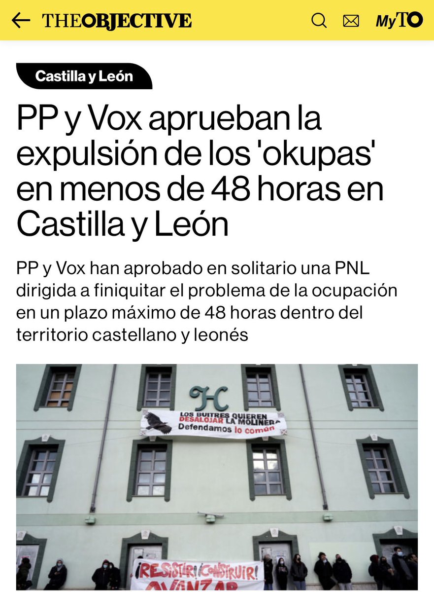 Uy qué horror lo de VOX en CyL 🤔