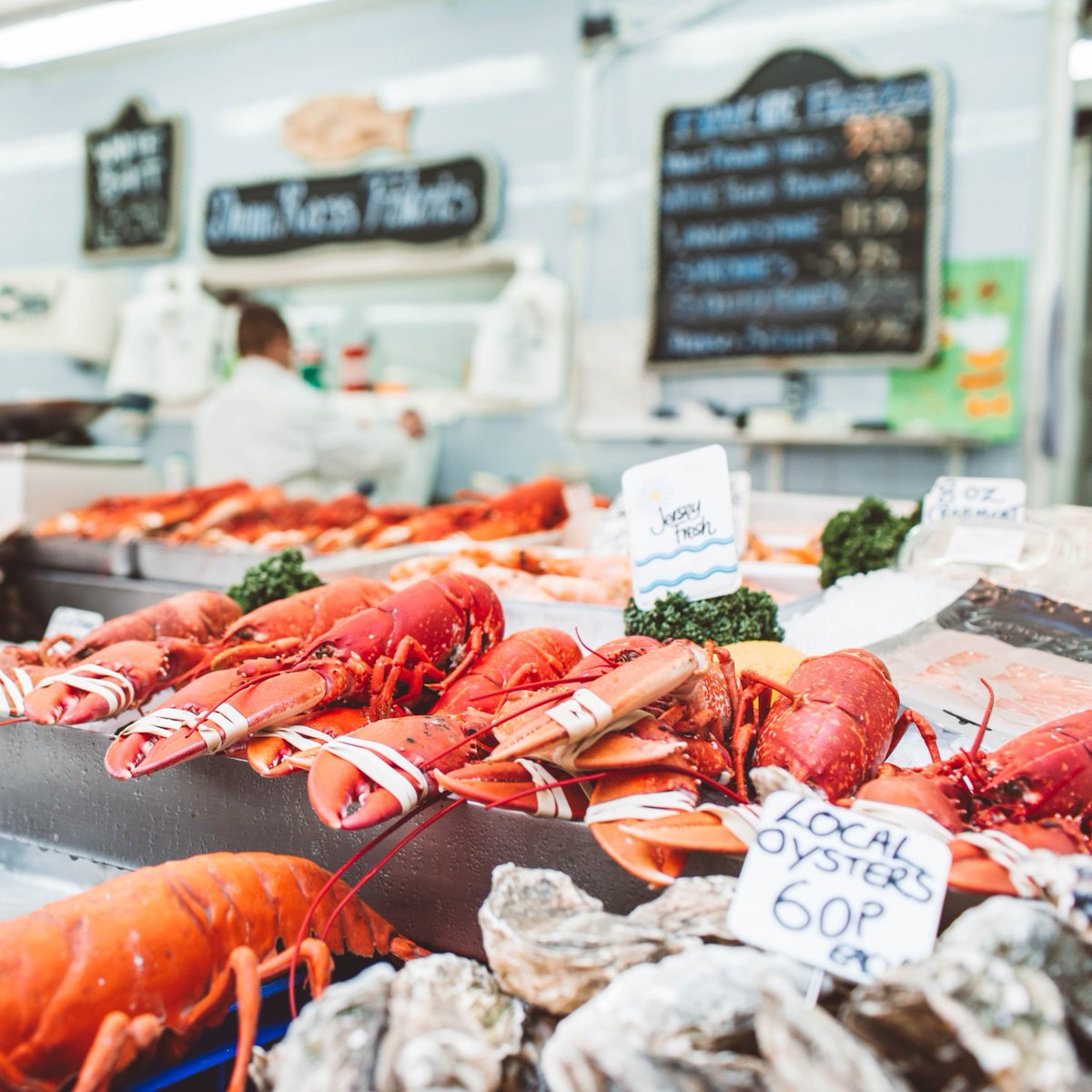 Jersey is the ultimate foodie destination full of locally sourced, seasonal produce. From #JerseyRoyals to Jersey dairy to Jersey rock oysters and all of the other fresh seafood available, there really is something for everyone. Delicious! 📷 @visitjerseyci
