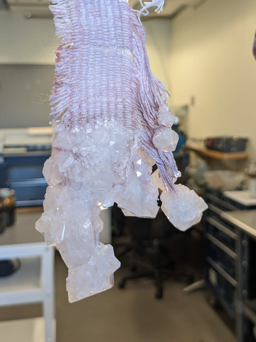 Milieux_news's tweet photo. 💎 Making diamonds out of pollution 💎
Miranda Smitheram has been experimenting at the MaSH Lab combining alum murky puddle water and charcoal sourced from alleyways in her neighborhood, to test whether interference from pollutants affect crystal formation!
#LabPhotoOfTheDay https://t.co/9T9Runlmbg