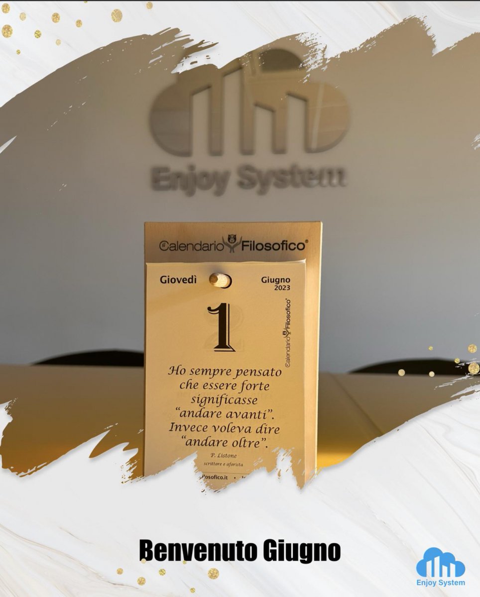 it_enjoysystem's tweet image. Benvenuto giugno ☀️ enjoysystem.it