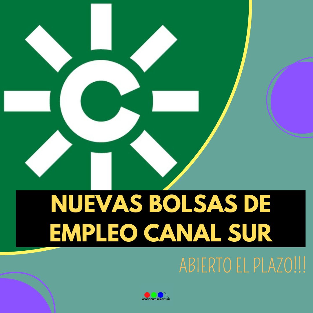 🟩🟩Nuevas Bolsas de Empleo para Canal Sur: ¡Oportunidades laborales en Andalucía!

Se hacen públicas las bases para la formación de nuevas bolsas de empleo en Canal Sur. Conoce los detalles y accede a la solicitud ya, solo 10 días hábiles.

🔴oposicionesaudiovisual.es