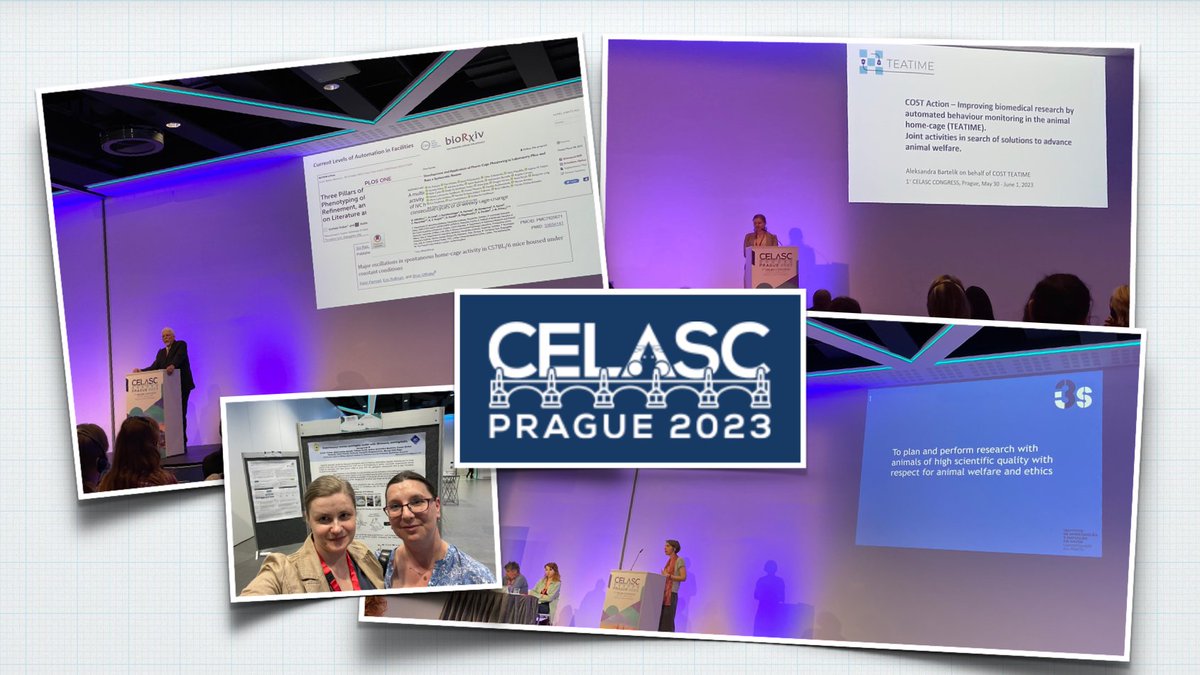 #COST_TEATIME at #CELASC Congress in Prague 😊

#AnimalWelfare #AnimalResearch #COSTAction #3Rs #HomeCage #KnowledgeSharing #communication #ethics @animalogues @a_bartelik @FNUSA_ICRC #refinement #behavior #ResearchCooperation