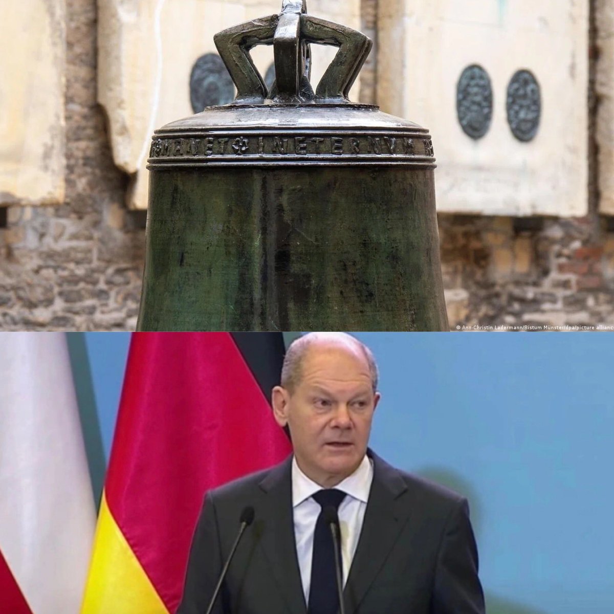 “A bell hung in a 🇵🇱 church for 380 years. The Germans came and stole it. 

The bell is now (without the tower) in Penzberg. The 🇩🇪 church wanted to return it to 🇵🇱. The 🇩🇪 MFA did not allow it to happen.

About 1,300 such bells hang in German churches.”

Via @matt_magdziarz