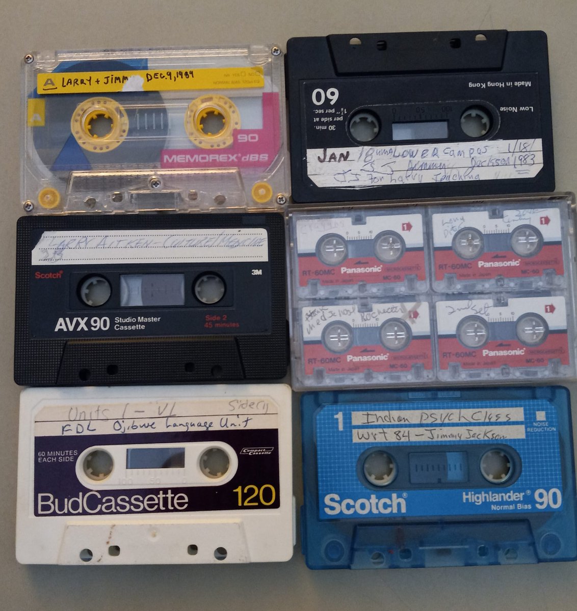 ArchivistBrianC's tweet photo. The recordings are from throughout the 1980s. Here's a little peek at some of them: https://t.co/OL8mcEt9kR